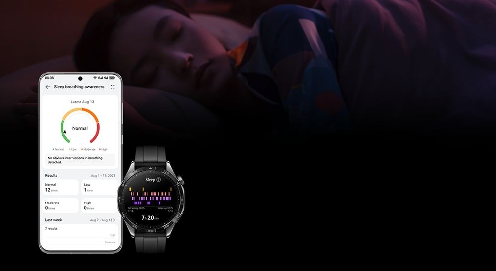 Smartwatch HUAWEI Watch GT 4   ekran bateria czujniki zdrowie sport pasek ładowanie pojemność rozdzielczość łączność sterowanie krew puls rozmowy smartfon aplikacja 