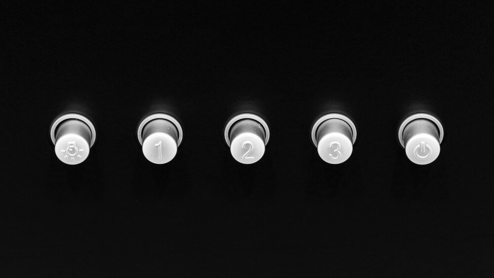 OKAP GOTZE & JENSEN VH260KM - sterowanie i poziomy mocy