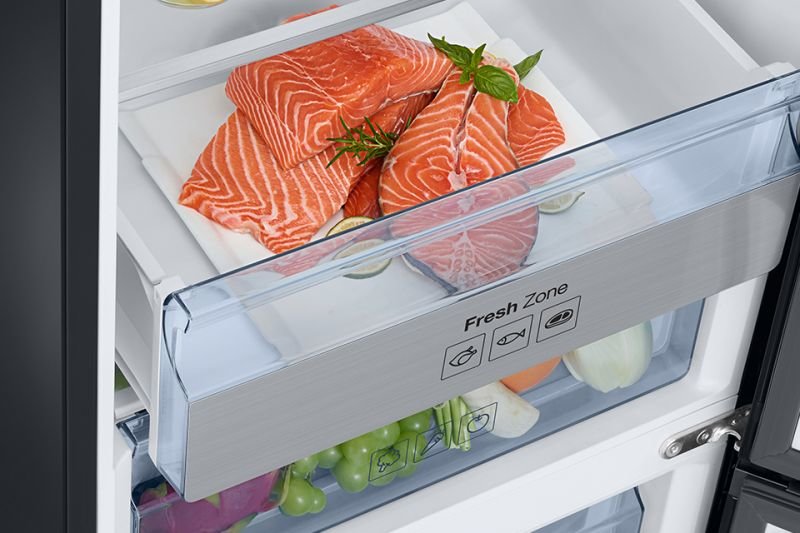Samsung Szuflada Fresh Zone. Idealne warunki przechowywania Samsung Szuflada Fresh Zone. Idealne warunki przechowywania