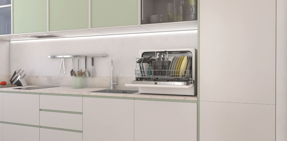 Zmywarka CANDY CP 6E51LW połowa załadunku niepełny załadunek oszczędności