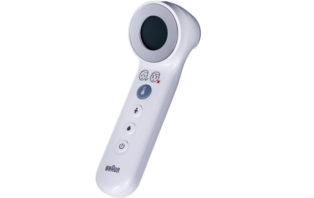 Termometr BRAUN BNT400 bezdotykowy i dotykowy pomiar technologia Age Precision szybki i delikatny pomiar