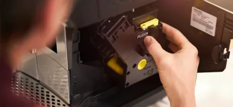 Wyjmowany blok zaparzający kawę