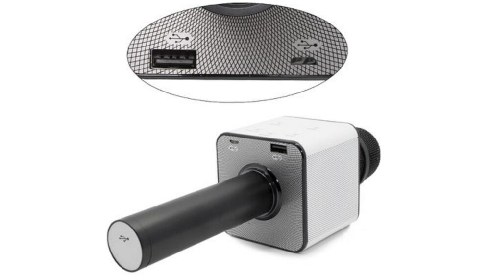 Mikrofon z Głośnikiem XREC Karaoke Czarny - Karaoke