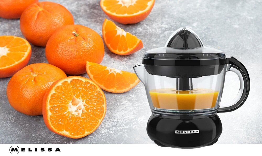 Wyciskarka do cytrusów MELISSA 16230042 bez ręcznego wyciskania, bez bałaganu, szybka praca, kompaktowa forma