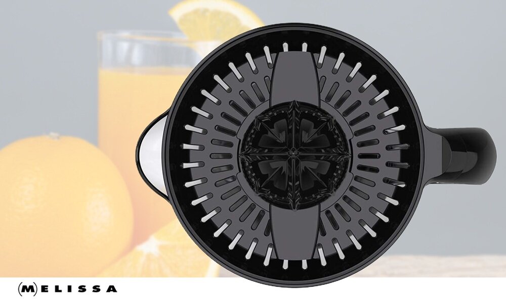 Wyciskarka do cytrusów MELISSA 16230042 pojemny zbiornik, na kilka porcji, mniej przerw na opróżnianie