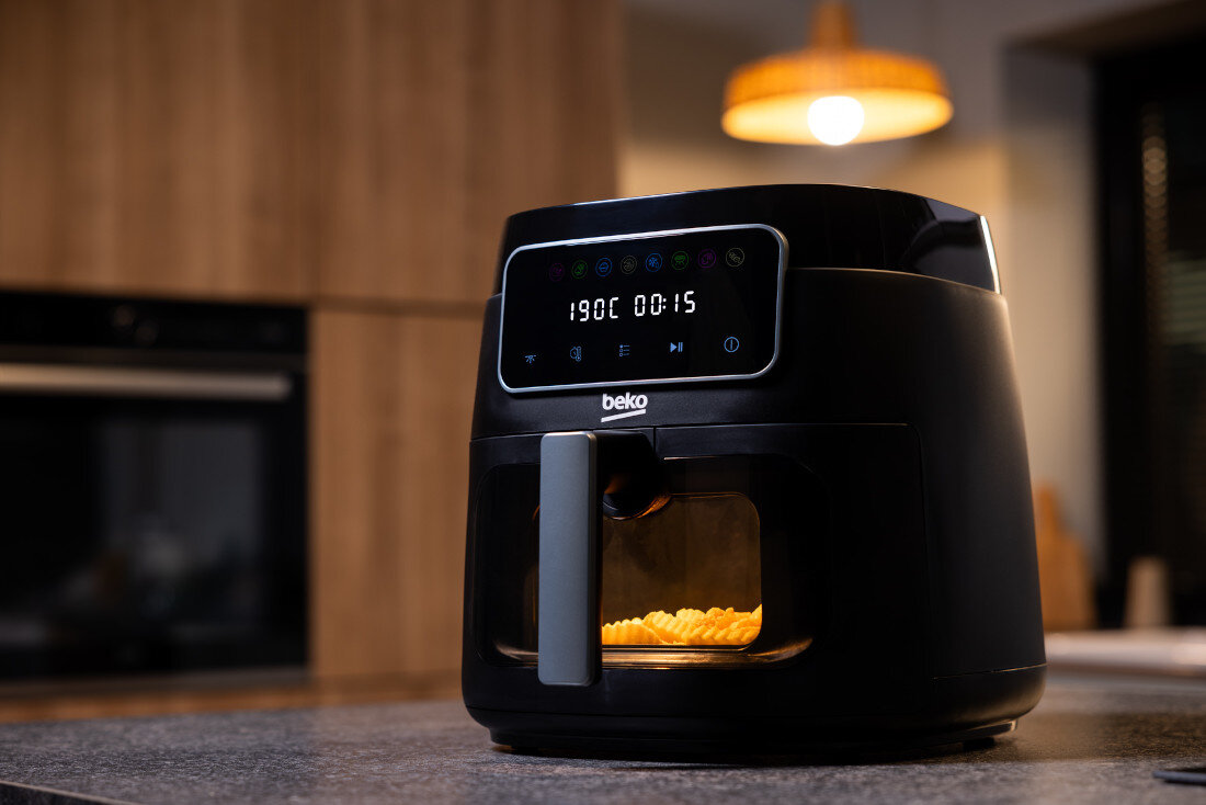 Frytkownica beztłuszczowa BEKO ExpertFry FRL3374B XXL Air Fryer Wysoka moc potrawy przygotowywanie przękaski dania