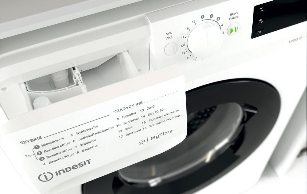 INDESIT MTWE71252WKPL szuflada detergent