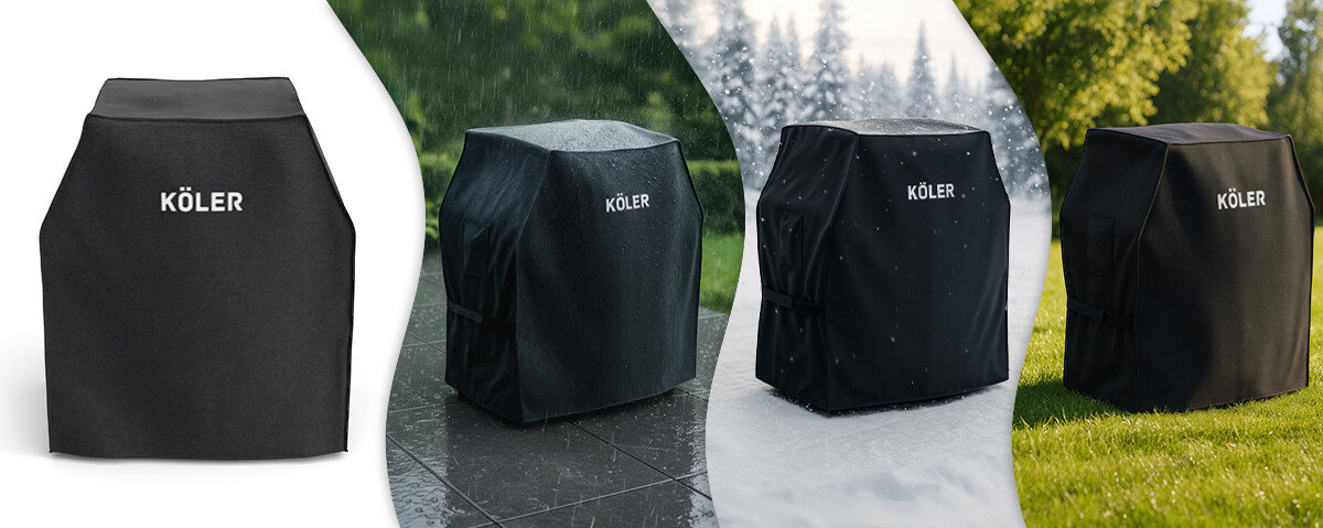 Pokrowiec na grilla KOLER KEM-05, pokrowiec, Ember, ochrona, całoroczna, pokrowiec w zastosowaniu środowiskowym o różnym stopniu zmiany klimatu