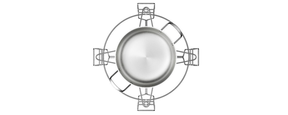 Zestaw do grillowania KOLER KRA49, wielopoziomowe, dowolne, żar, deflektor, na białym tle zestaw do grillowania od góry