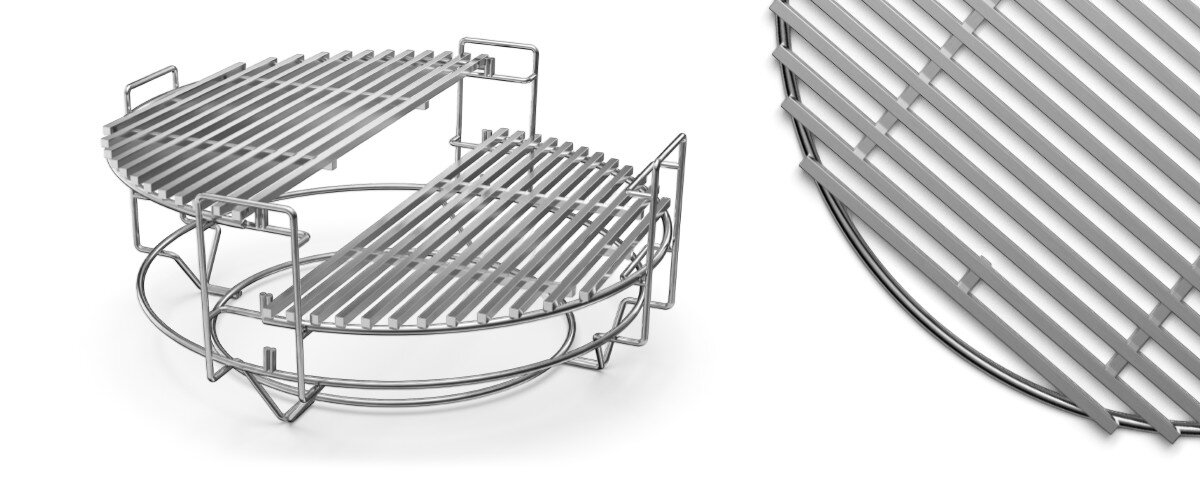 Zestaw do grillowania KOLER KRA49, Dwuczęściowy, stal, nierdzewne, grubość, na białym tle zestaw do grillowania od frontu