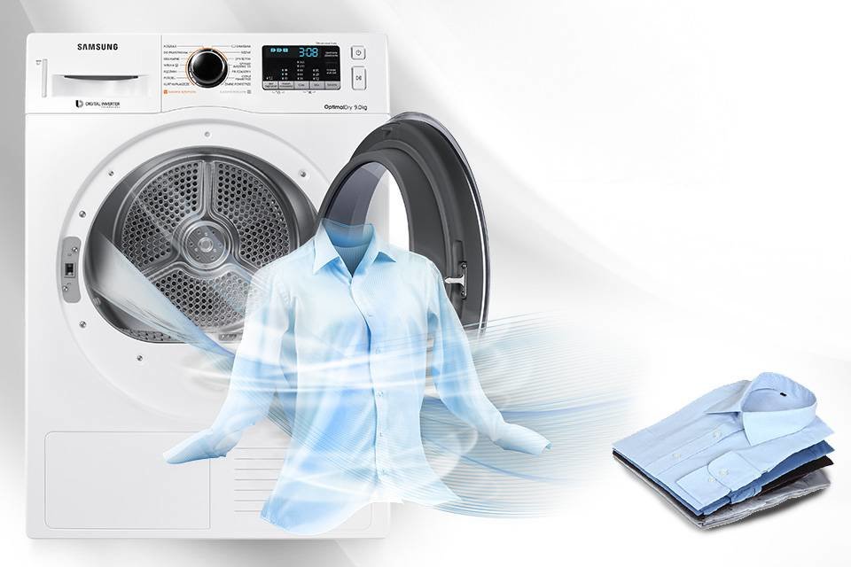 Samsung Ochrona tkanin przed pognieceniem. Funkcja Samsung Ochrona tkanin przed pognieceniem. Funkcja