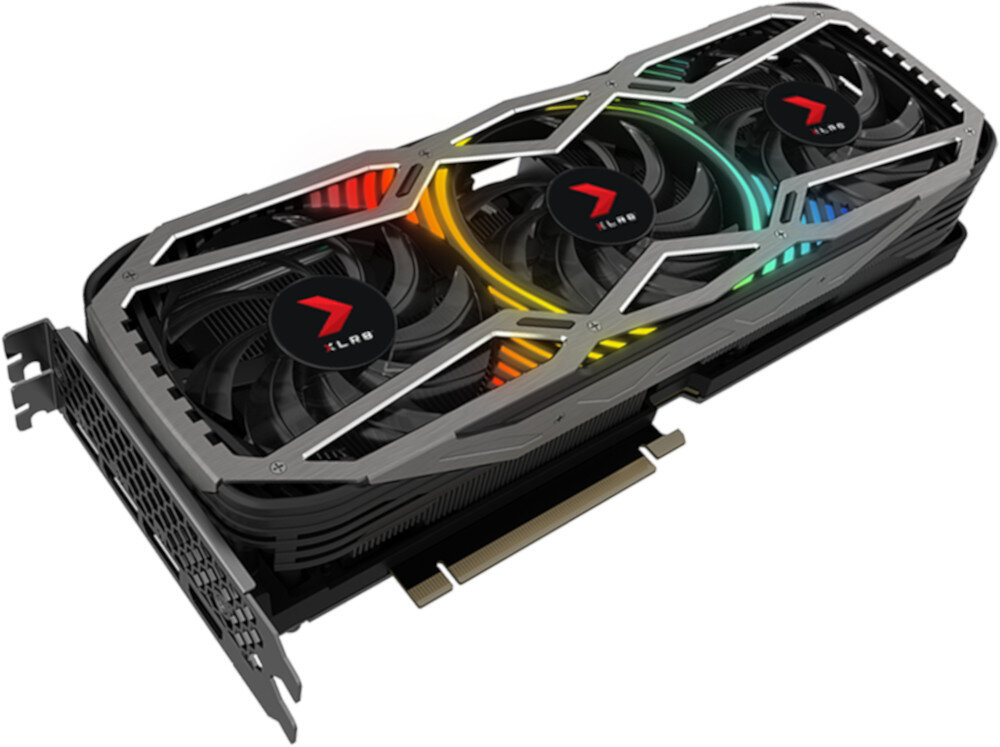 Karta graficzna PNY GeForce RTX 3070 Ti XLR8 Gaming Revel 8GB efektywne chlodzenie