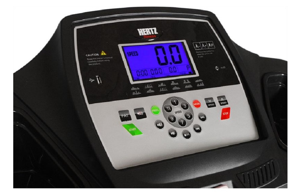 Bieżnia elektryczna HERTZ FITNESS Advanced Czytelny wyświetlacz