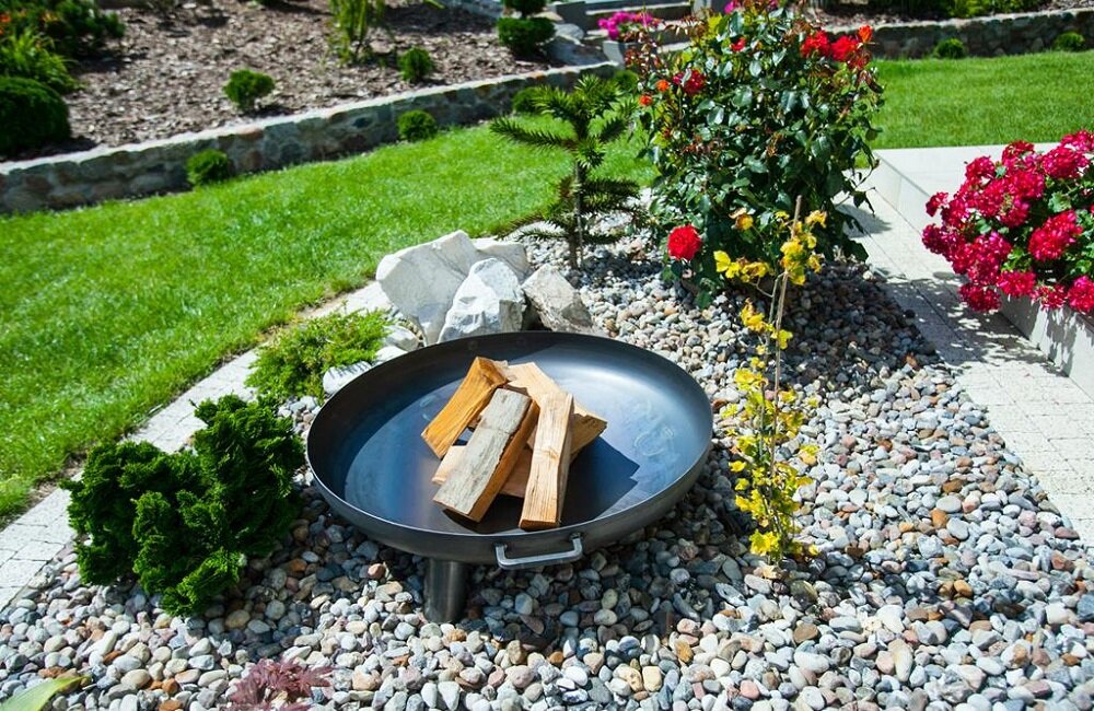 Palenisko ogrodowe FARMCOOK Pan 37 mobilność bezpieczenstwo