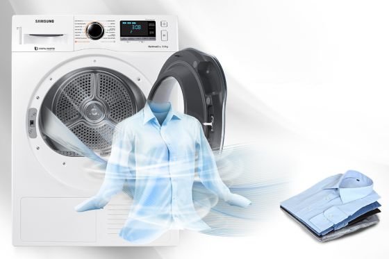 Samsung Ochrona tkanin przed pognieceniem. Funkcja Samsung Ochrona tkanin przed pognieceniem. Funkcja