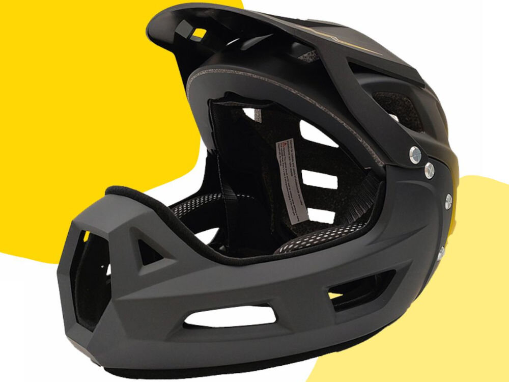 Kask rowerowy XRIDER XR00FH01 Czarno-żółty MTB (rozmiar L) certyfikat