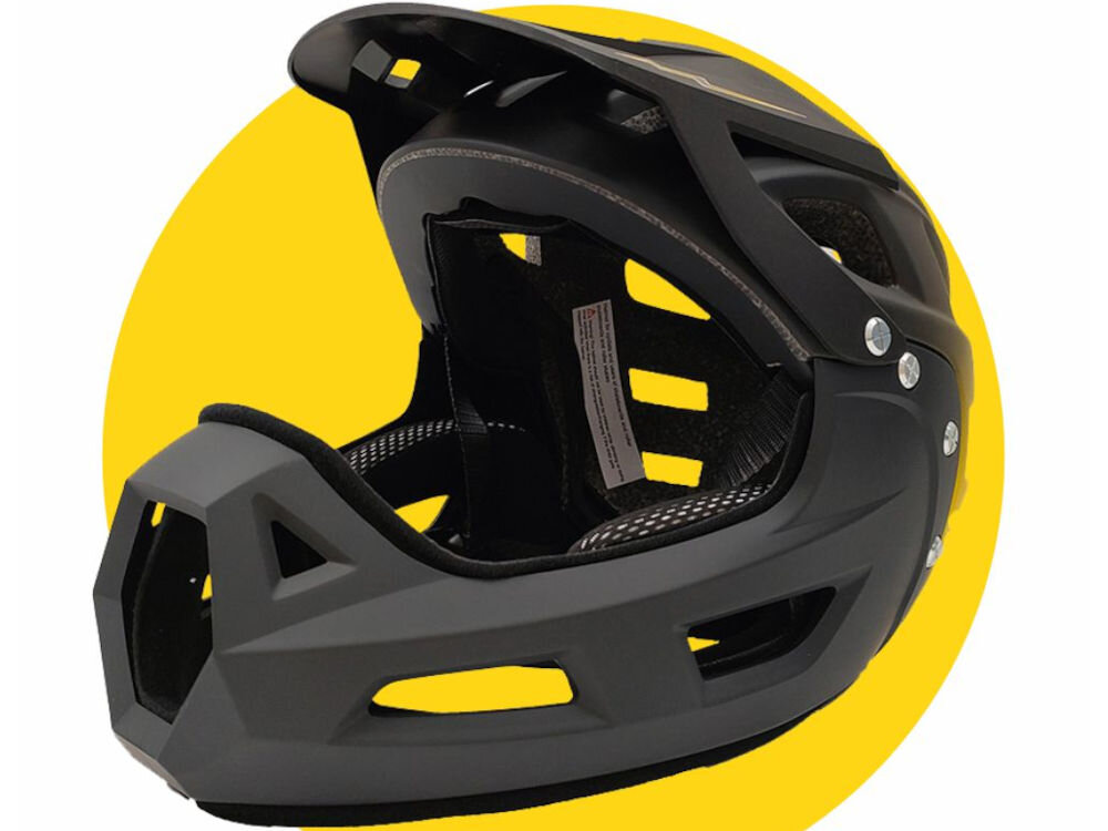 Kask rowerowy XRIDER XR00FH01 Czarno-żółty MTB (rozmiar L) lekkość