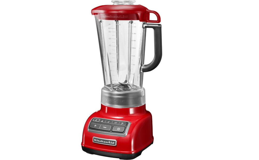 Blender kielichowy KITCHENAID 5KSB1585EER Diament Czerwony bezpieczny bez rozchlapywania funkcja plynnego startu