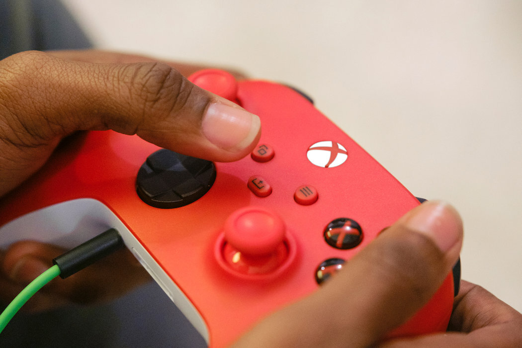 Kontroler MICROSOFT XBOX Series X Czerwony kolor bezprzewodowy projekt