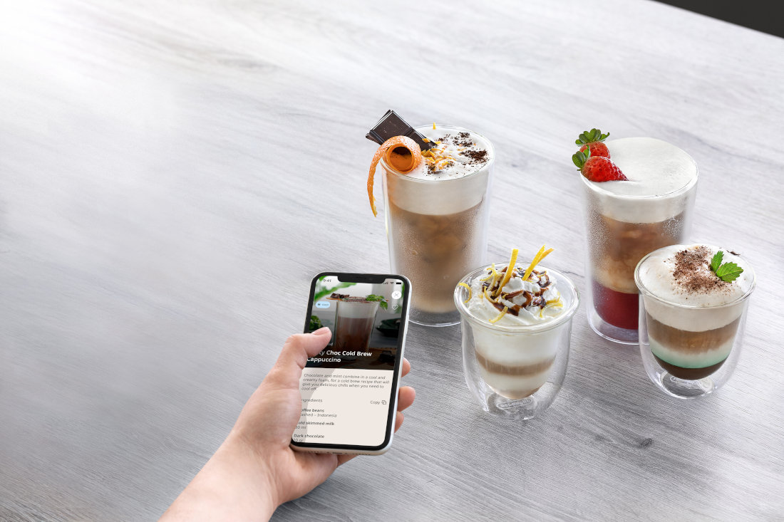 Ekspres DELONGHI PrimaDonna Aromatic ECAM630.75.TSM (Cold Brew) Moc, która daje rezultaty ciśnienie  głęboki smak, bogaty aromat i odpowiednia konsystencję System automatycznego czyszczenia i odkamieniania 