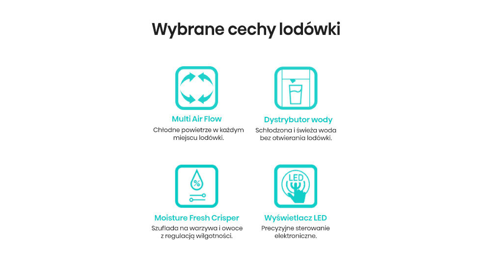 LODÓWKA HISENSE RB440N4WCE cechy lodówki