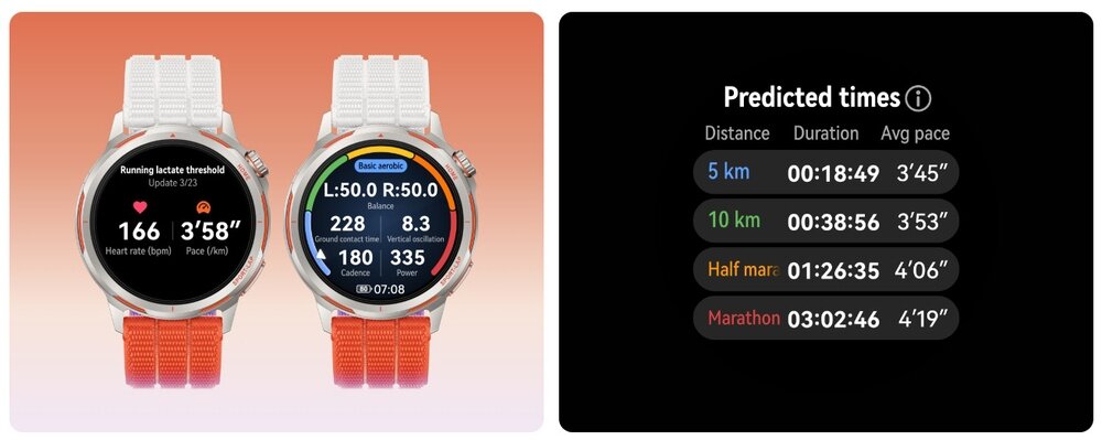 HUAWEI Watch GT Runner 2 tempo biegu analiza wyników funkcja SOS