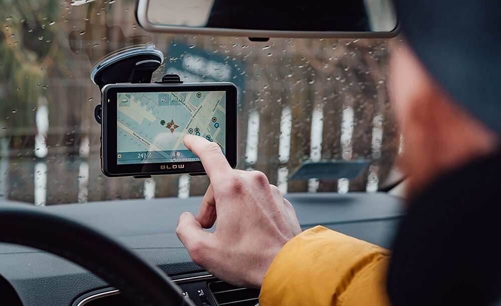 Nawigacja BLOW GPS50V mapa gps aktualizacja ekran 