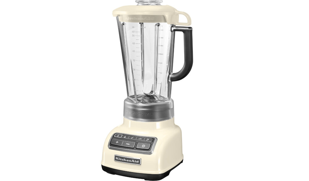 Blender kielichowy KITCHENAID 5KSB1585EAC Diament Kremowy bezpieczny bez rozchlapywania funkcja plynnego startu