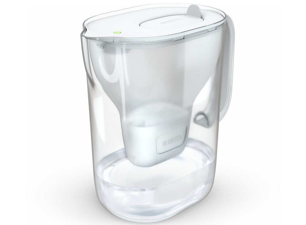 Dzbanek filtrujący BRITA Style Essential XL Biały łagodniejszy smak, neutralny zapach, lepszy aromat