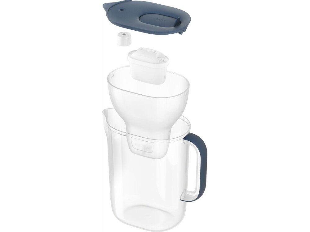 Dzbanek filtrujący BRITA Style Essential XL Grafitowy większa ilość wody, dla rodziny, wygodne przygotowanie posiłków