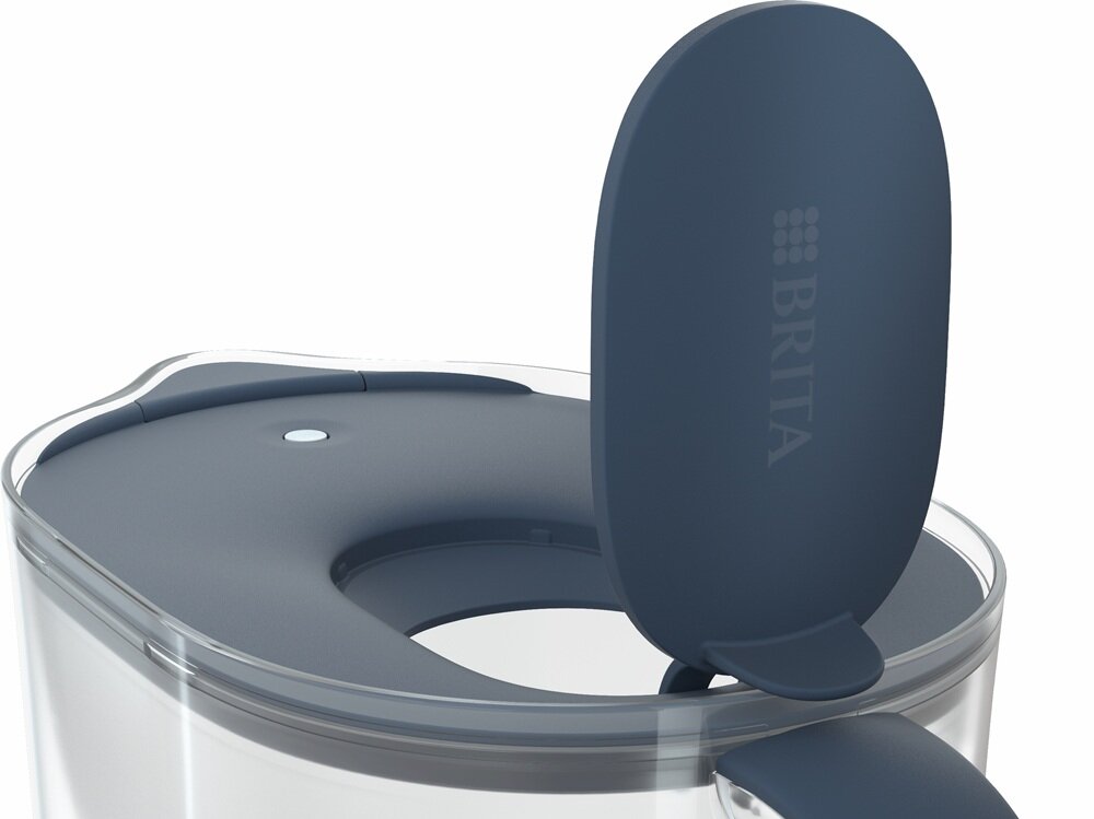 Dzbanek filtrujący BRITA Style Essential XL Grafitowy mniejsza ilość kamienia, dłuższa praca urządzeń, oszczędność czasu i pieniędzy