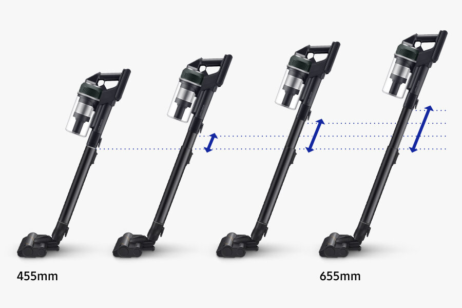 Odkurzacz Samsung Jet 95 Multi VS20C954CTN - Media Expert - dopasowanie do wzrostu