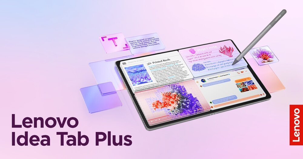Tablet LENOVO Idea Tab Plus    kv lifestyle początek opisu sekcja nagłówkowa