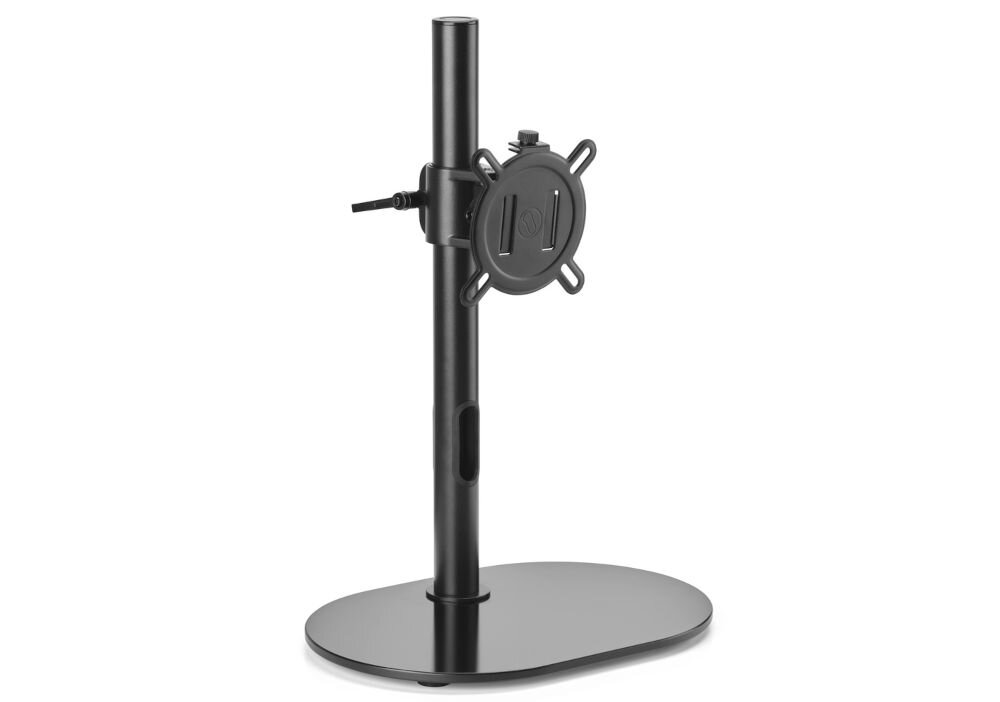 Uchwyt do monitora ONE FOR ALL DM2170 13-32 cali Czarny uchwyt na białym tle uchwyt do monitora, przestrzeń robocza, biuro domowe, ergonomia