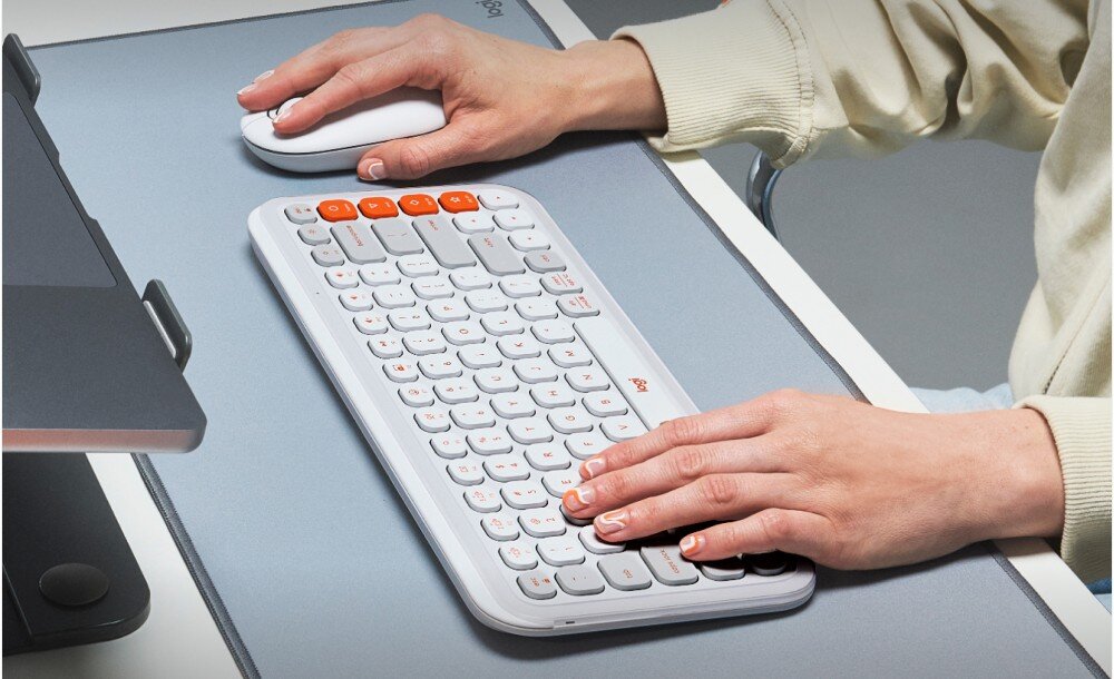 Zestaw LOGITECH POP ICON Combo Off White opis