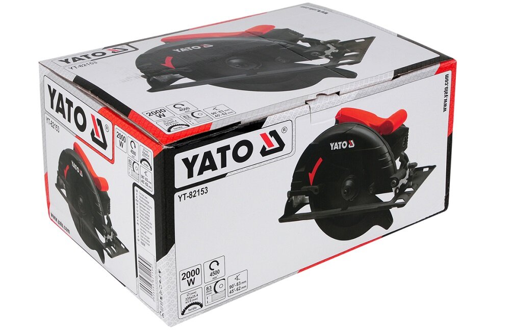 Pilarka tarczowa YATO YT 82153 Bezpieczne przechowywanie