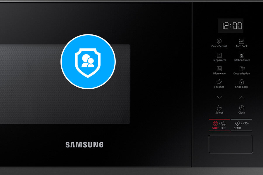 Samsung mikrofalówka do zabudowy MS22M8254AM - Media Expert - blokada rodzicielska