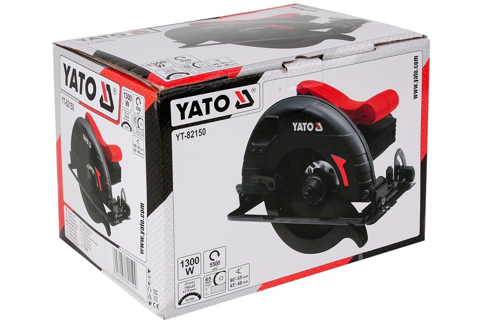 Pilarka tarczowa YATO YT 82150 Dołączona dokumentacja