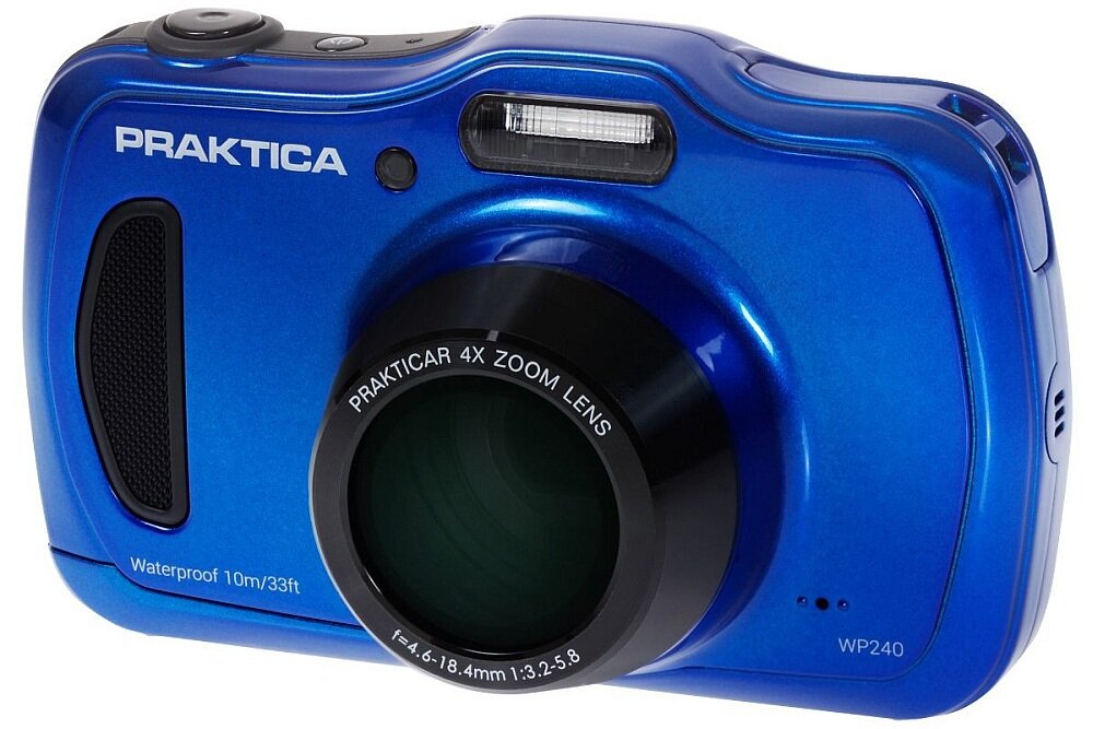 Aparat PRAKTICA WP240 zdjęcia matryca obiektyw zoom bateria rozdzielczość pojemność AF