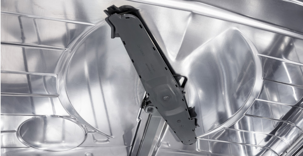 ZMYWARKA HISENSE HS693C60XAD trzy strefy mycia dodatkowe ramiona natryskowe zasięg zraszanie wodą skuteczne mycie czyszczenie