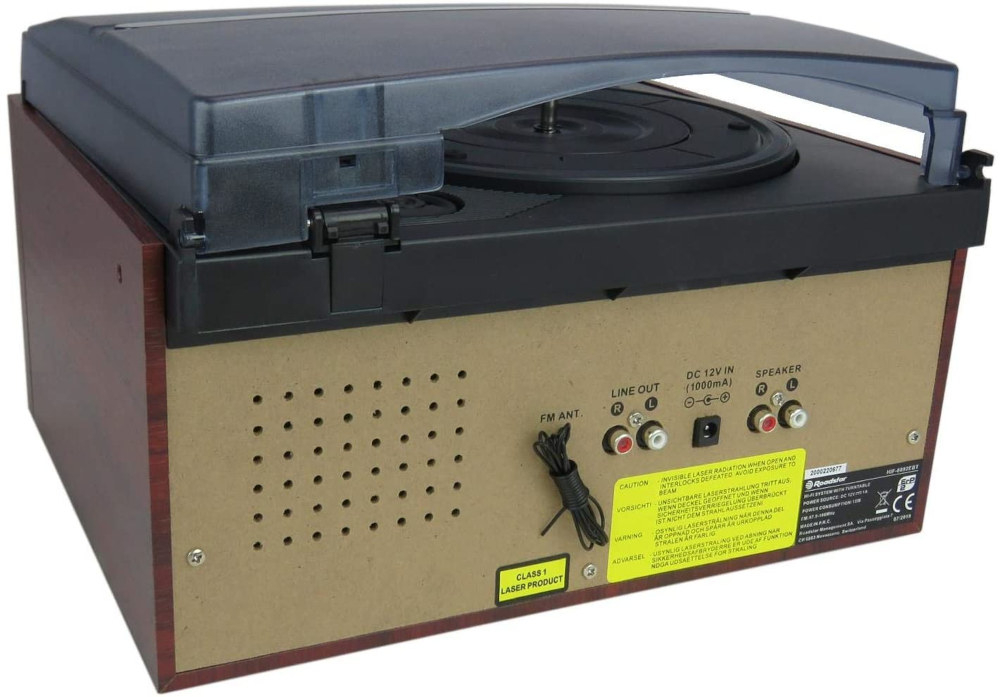 Gramofon ROADSTAR HIF-8892 Bluetooth USB Drewno - Jakość dźwięku i moc, 64 W,