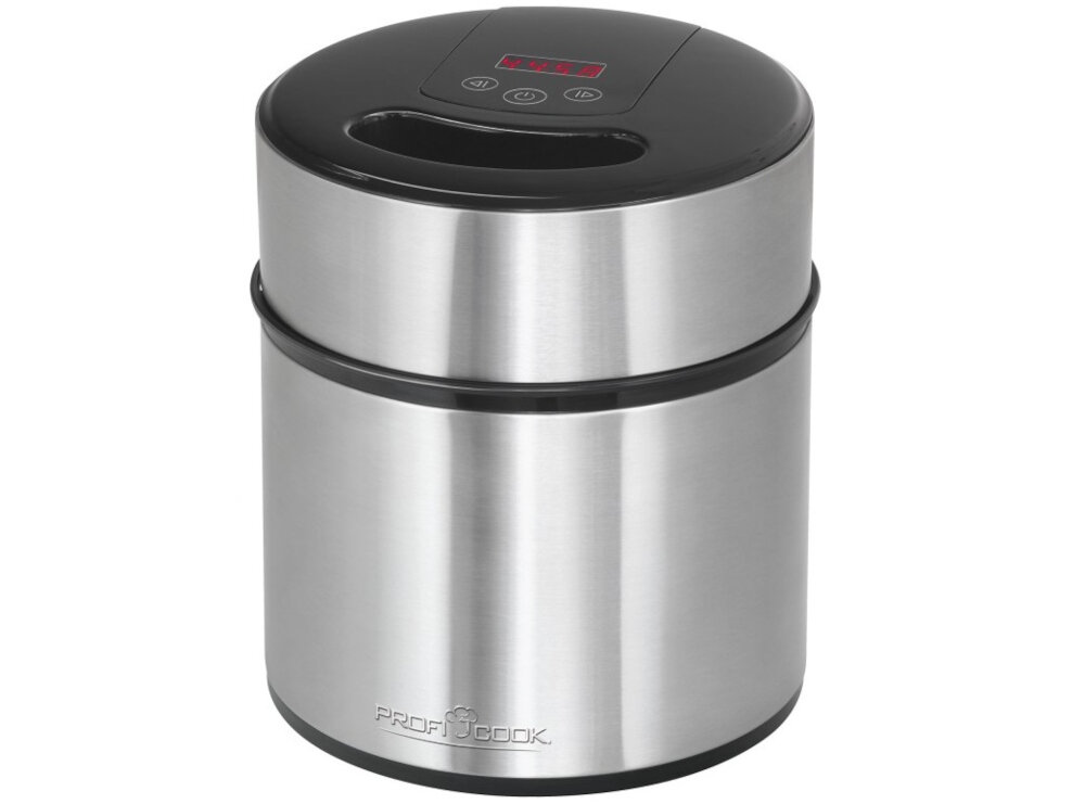 Maszynka do lodów PROFI COOK PC-ICM 1140 Wyświetlacz LED zegar cyfrowy funkcja automatycznego wyłączenia precyzja ustawienie czas