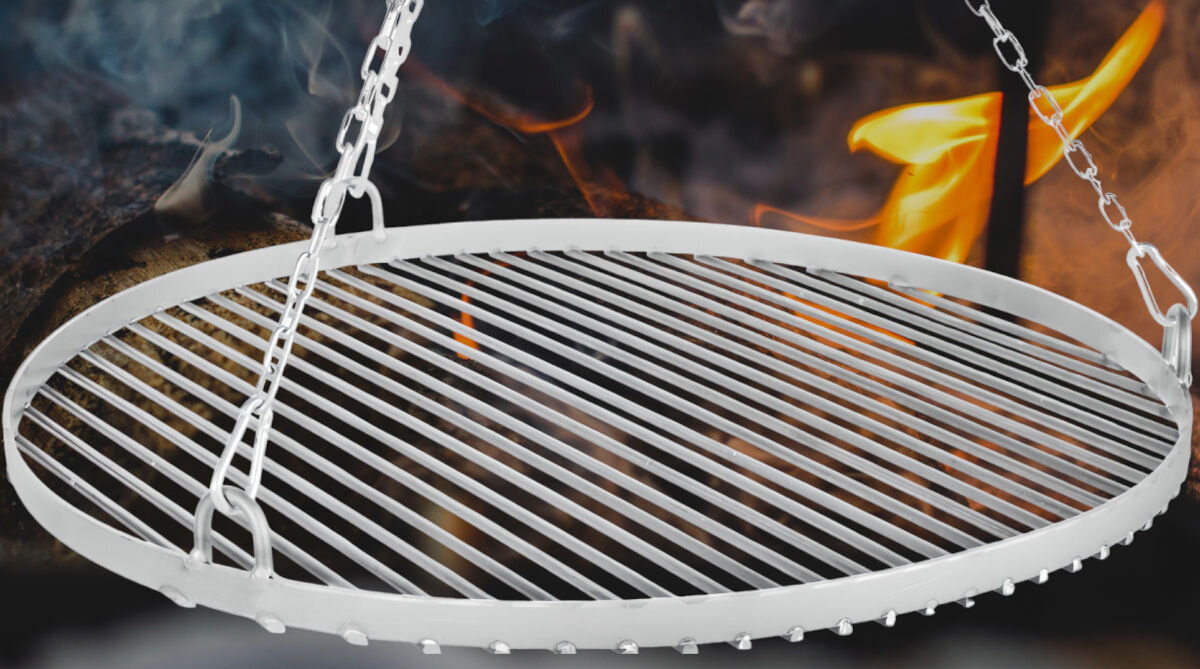 Grill ogniskowy FARMCOOK Pan 33 średnica wysokość regulacja wysokości