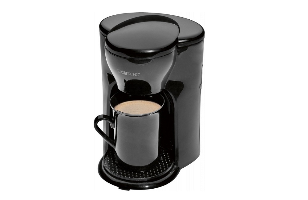 Ekspres przelewowy CLATRONIC KA 3356 filtry papierowe filtry metalowe wskaźnik poziomu wody tacka ociekowa ceramiczny kubek