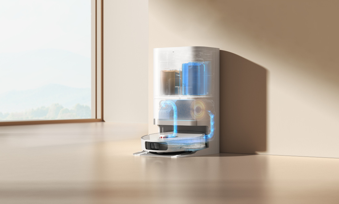 Robot sprzątający XIAOMI Vacuum X20+ EU Wielofunkcyjna stacja opróżnianie worka automatyczny powrót czas