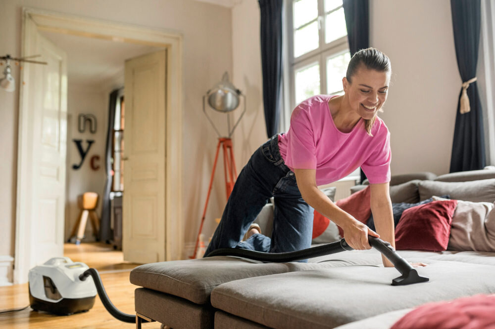 Odkurzacz KARCHER DS 6 Plus 1.195-252.0 moc wydajne sprzątanie Aktywny system ssania uporczywe zabrudzenia czyszczenie powierzchnia