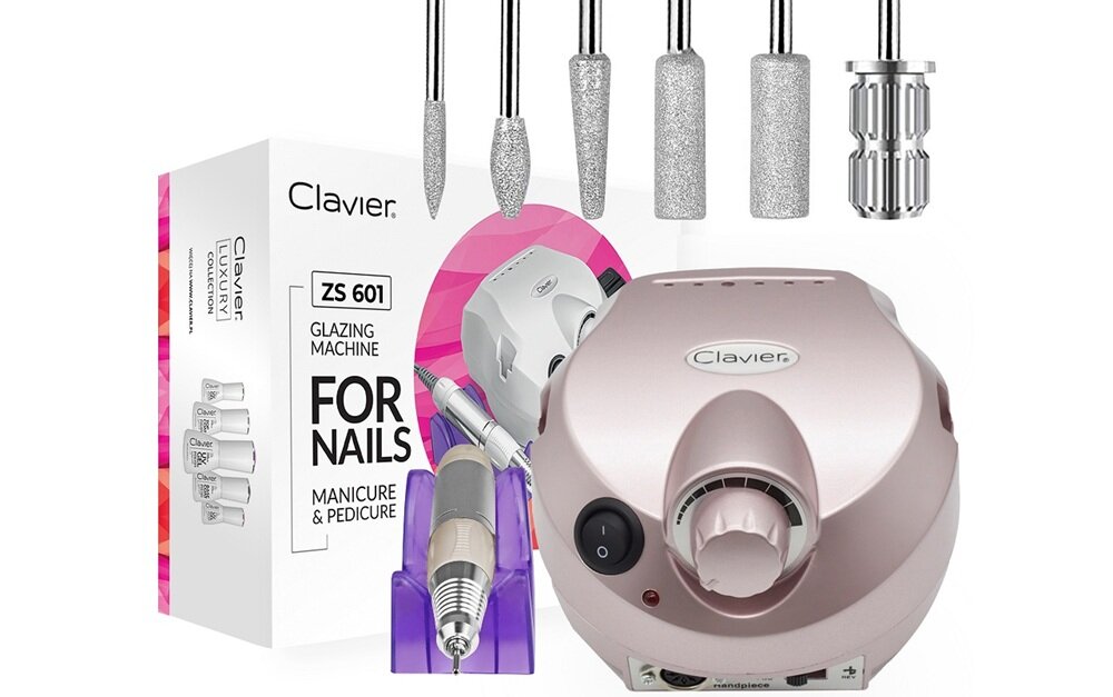 Frezarka do paznokci CLAVIER ZS 601 Różowo-złoty kv początek opisu