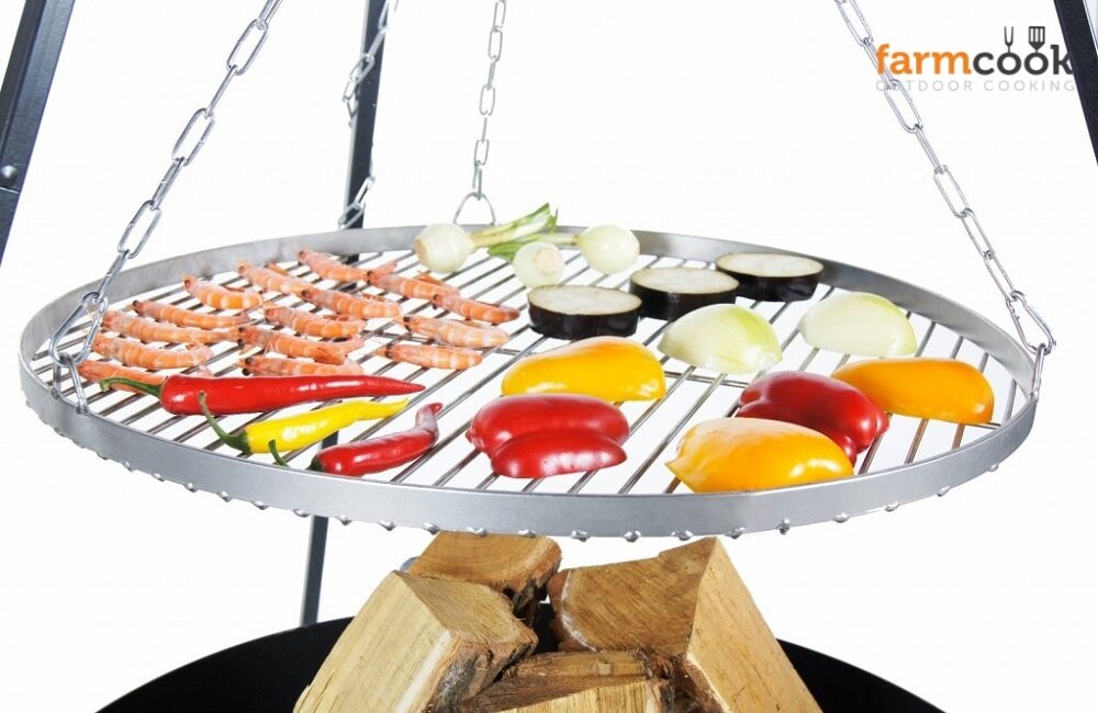 Grill ogniskowy FARMCOOK Pan 33 solidna konstrukcja