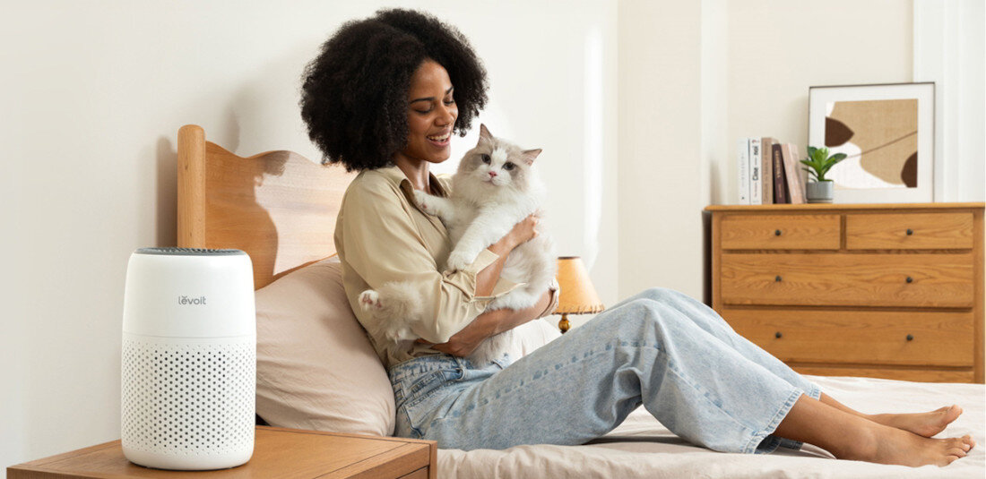 Oczyszczacz powietrza LEVOIT Core Mini 2w1: świeżość i relaks funkcja aormaterapii  Kompaktowy, cichy i skuteczny
