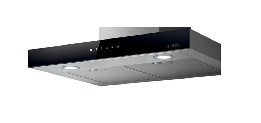 ELICA-Joy-90 okap funkcjonalność elegancja pozbycie zapachów sterowany elektronicznie oświetlenie halogenowe prędkość praca wyciąg pochłaniacz